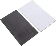 90pcs Sheet Magnet Whiteboard Sticker Sticky Magnets Square Magnets for Crafts Magnets on One Side Round Magnets with Adhesive Backing Magnet Tiles Small Square Magnets Black