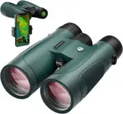 15X52 HD Binoculars for Adults High Powered with Upgraded Phone Adapter - Large