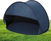 Popp up Beach Tent, Beach Tent, Beachh Shade | Head Shade Protection Face | Pet Shading Canopy Instant Beach Sun Tents, Windproof Waterproof Small Breathable Portable for Campings