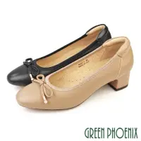 在飛比找momo購物網優惠-【GREEN PHOENIX 波兒德】女鞋 高跟鞋 包鞋 粗