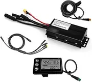 Three Mode Ebike Sine Wave Controller 24V/36V/48V with S866 LCD Display Waterproof Connector 26A for 500W 750W Ebike