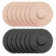 20PCS Sports Anti-slip Adhesive Sheet Sensor Fixing Sticker for FreeStyle Libre 3 Black