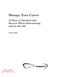 在飛比找三民網路書店優惠-Manage Your Career