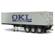 Tamiya 1/14 3-Axle OKL Semi-Trailer Container Kit [TAM56377]