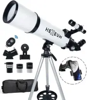 Telescope 80mm Aperture 600mm - Astronomical Portable Refracting, Fully Multi...