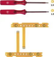 4 In1 Replacement SL SR Left Right Sync Button Ribbon Flex Cable and Tri-Wing &