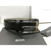 在飛比找蝦皮購物優惠-Hugo Boss 真皮 皮帶 32腰