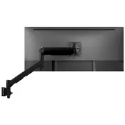 Atdec AWMS-DW6 Dynamic Wall Channel Mount / 8kg (17.6lb) Flat and Curved Screens, Black
