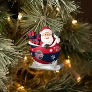 FOCO Officially Licensed Indiana Fever Santa's Sleigh Christmas Ornament