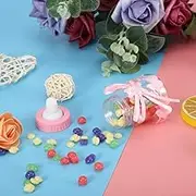 Haofy 24PCs Baby Party Bottles, Mini Filling Bottles Candy for Party Box Box, Sweets, Confetti, & Jewelry for Children Birthday Baby Shower Holy Communion (Rosy)