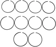 HUVNEXA 10 PCS Piston Ring Kit, for Husqvarna 55 Rancher 51 55 257 357 XP EPA 359 EPA Chainsaw 46mm X 1.5mm Part 503289014 Car Piston Ring Set