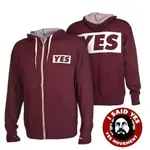 ☆阿SU倉庫☆WWE摔角 DANIEL BRYAN YES MAROON SWEATSHIRT 美國龍輕薄款帽T外套