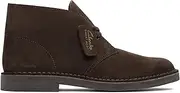 [Clarks] Desert Boot Evo Suede Boots, Dark Brown