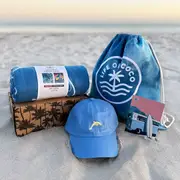 Sand Free Beach Towel Gift Set - Double - Whale Tale