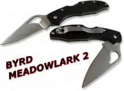 Spyderco Byrd Meadowlark 2 G-10 Plain Edge BY04GP2 NEW