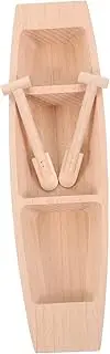 KAILIKETIY 1 Set Wooden Boat Model Decor DIY Crafts for Home Decoration Realistic Sailboat Design Unfinished Wooden Boat Craft for Collectors Rustic Style Table Centerpiece