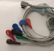 GE Seer Light 7 leads Holter Recorder ECG cable Snap AHA 2008594-004