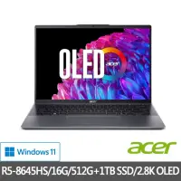 在飛比找momo購物網優惠-【Acer 宏碁】特仕版 14吋 OLED輕薄筆電(Swif