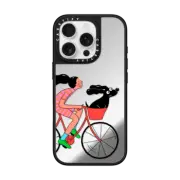 iPhone 16 Pro Mirror Case MagSafe Compatible Biking & Dog