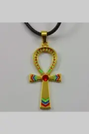 The Egyptian Ankh Cross Pendant Necklace Amulet/Health, Prosperity and Long Life