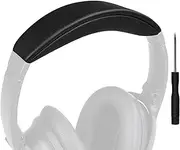 SOULWIT Replacement Headband Pad Kit for Bose QuietComfort 45 (QC45)/QuietComfort SE (QC SE)/New Quiet Comfort Wireless Headphones, Easy DIY Installation (Black)