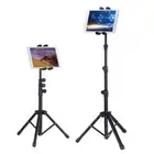 Folding Floor Tablet Stand 360 Swivel Tripod Holder Display Music Meeting Video