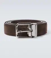 [Dolce & Gabbana] Dolce & Gabbana 25mm suede belt Inch 42 black