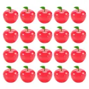 20PCS wedding party preference apple container toy filled plastic apple shaped candy box birthday/wedding decoration red