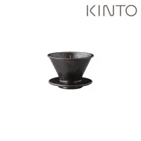 在飛比找momo購物網優惠-【Kinto】SCS陶瓷濾杯2杯-金屬黑