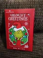 American Greetings The Grinch Christmas Cards Grinchy Christmas 18 Card Sets