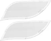 JECOMPRIS Range Hood Light Shade Replacement Set of 2 Stylish Vintage Lampshades for Kitchen Hood Lights Easy to Clean