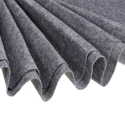 Acrylic Soft Felt Fabric Sheets Fiber Sheet Grey 39x39 Inch 1mm Thick