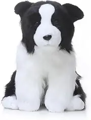 Cute Border Collie Plush Toy - Realistic Collection Border Collie Puppy Dog Stuffed Animal Dog Pet Toy 12inch