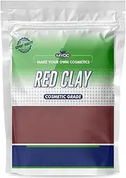 Myoc Red Clay Mask – Natural, Mineral-Rich Facial Clay for All Skin Types – Vegan, Cruelty-Free, Organic Skincare, 16oz / 453g