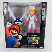Nintendo The Super Mario Bros Movie Deluxe Action Figure Princess Peach Toy New