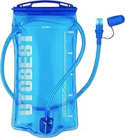 UTOBEST Water Bladder, Hydration Bladder 1L 1.5L 2L 3L, Water Bag BPA Free, Leak Proof Water Reservoir for Running Cycling Hiking Camping, UTR201