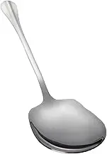 Big Spoons for Serving Food – Extra Large Serving Spoon, Heavy-Duty Cooking Utensil for Kitchen | Big Metal Spoon for Stirring and, Ideal for Pasta Rice Platters Meals, Durable Salad