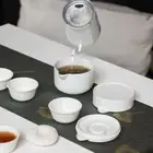 plastic Kung Fu Tea Set Disposable Travel Tea Set Portable Teapot travel