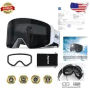 Lightweight Magnetic Lens Ski Goggles for Snow Sports - Comfort & Style Combined