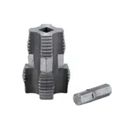 Durable Steel 1/2 3/4 Inch PVC Pipe Tap for Efficient Threading Electric Drill Compatible Water Pipe Internal Threader Multicolor