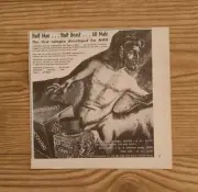 1966 Centaur Men's Cologne Photo Centaur Art Illustration Vintage Print Ad