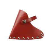 Hunting Ax Cover Axe Hatchet Blade Head Sheath Carrier Belt Holster PU Genuine Leather