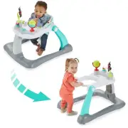 Kolcraft Tiny Steps 2-in-1 Foldable Infant and Baby Push Walker with Wheels, ...
