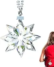 Generic Christmas Snowflake Ornaments | Crystal Snowflake Hanging Snowflake Pendant, 8cm