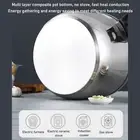 (7L 24cm)Household Stainless Steel Pressure Cooker Canner Explosion Proof AU HB0
