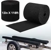 Timgle Boat Trailer Bunk Carpet 7 mm Polyester Marine Carpet Boat Trailer Accessories Boat Trailer Parts Marine Trailer Padding for Outdoor Boat Trailers