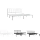 Metal Bed Frame Single Double Queen King Platform Bed Base Bedroom vidaXL