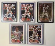 2023 Topps Gunnar Henderson Rookie Card Super Lot x5