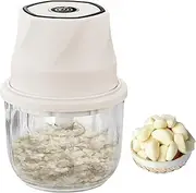 Food Processor Electric, Onion Mixer Cordless, Processing Unit Mincer Vegetable, Chopper Blender Cutting, Meats Fish, 5.91 x 4.13 x 4.13 Inches, Perfect For Kitchen Preparations