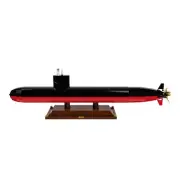 Nuclear Submarine Fast Attack Submarine with Stand 563 Pieces MOC Build